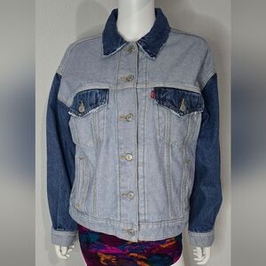 Denim Two-Tone Jacket
